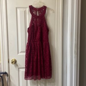 Burgundy Homecoming Dress